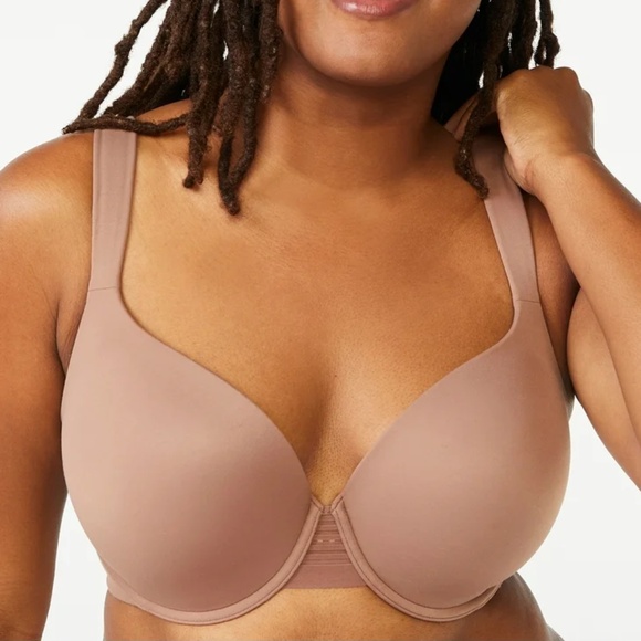 JoySpun TAN Underwire T-Shirt Bra NWT Size 44DDD - Picture 1 of 3